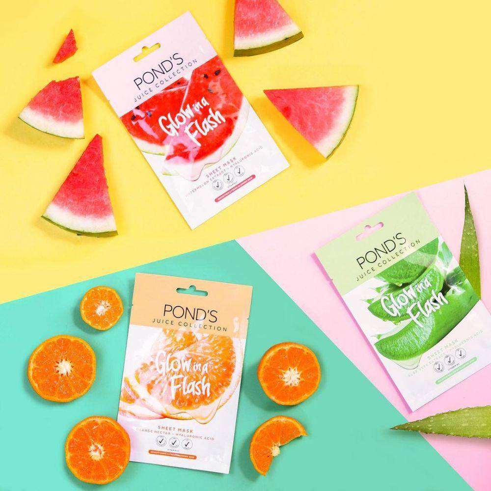 Pond's Juice Collection Sheet Mask Watermelon Extract and Hyaluronic Acid (instagram.com/pondsindonesia)