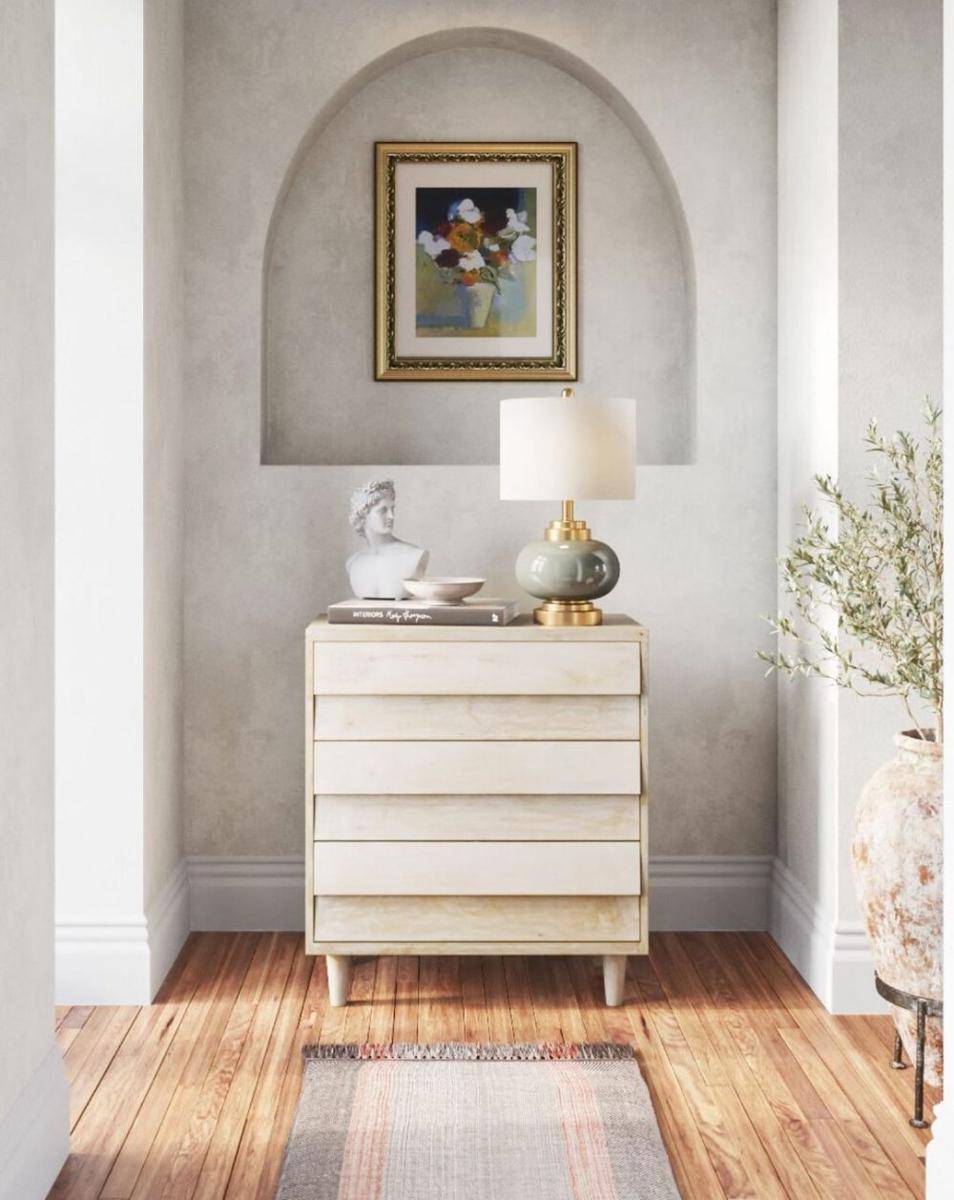 ide lantai untuk entryway (instagram.com/jossandmain)