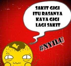 meme lucu saat sakit gigi (facebook.com/memecomiclovers)