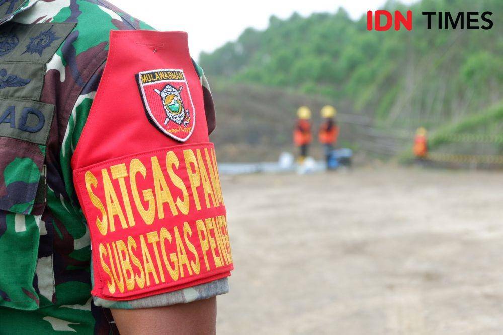 Satgas Pengamanan pembangunan IKN (IDN Times/Riani Rahayu)