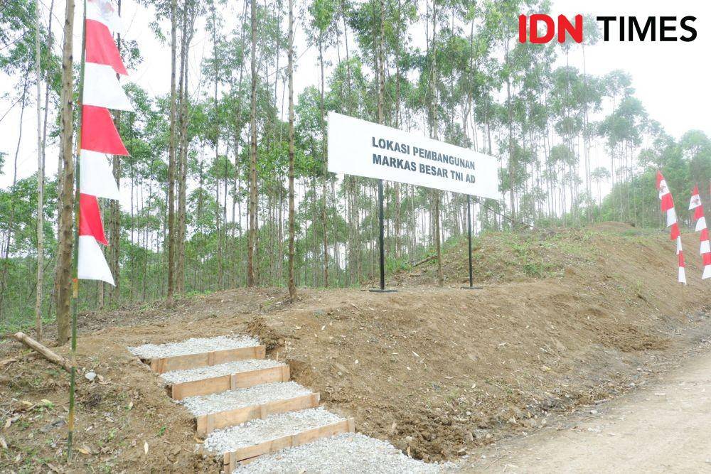 Lokasi yang akan menjadi tempat pembangunan Markas Besar TNI AD (IDN Times/Riani Rahayu)