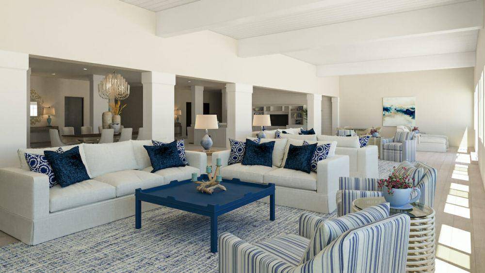 ruangan bertema coastal (decorilla.com)