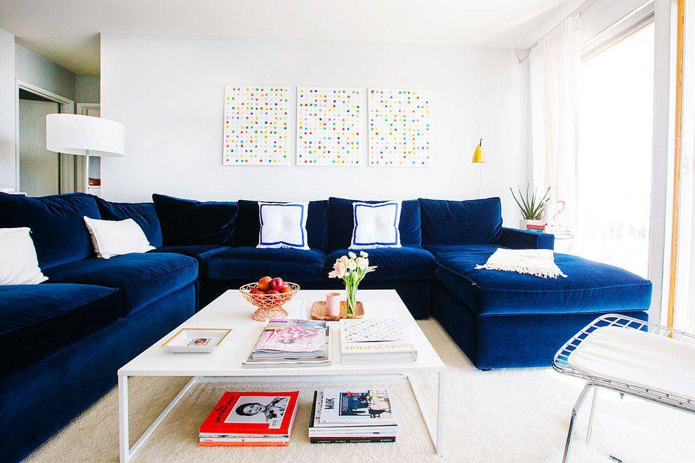 sofa berbahan velvet (residencestyle.com)