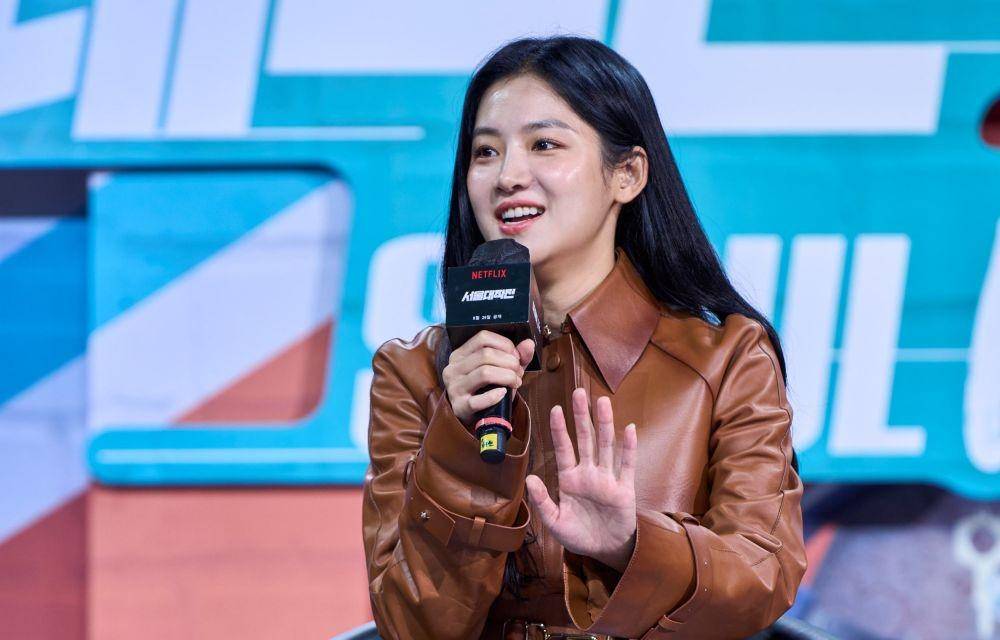 Park Ju Hyun di konferensi pers Film Seoul Vibe [23-08-2022] (dok. Netflix/Seoul Vibe)
