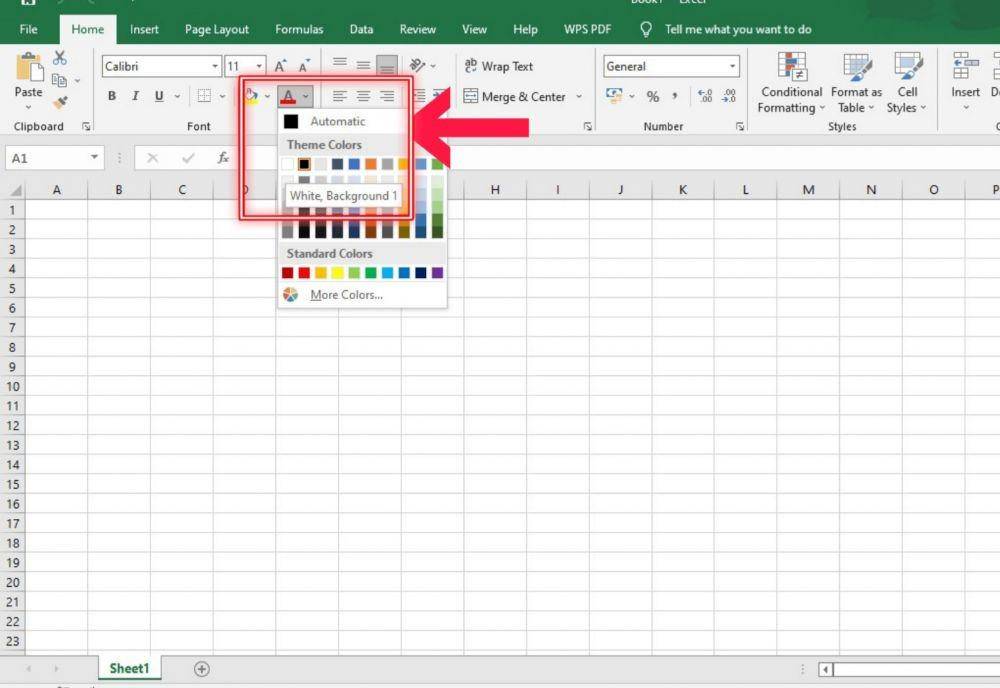ilustrasi menghilangkan garis di Excel dengan mengganti background (IDN Times/Alya Madani)