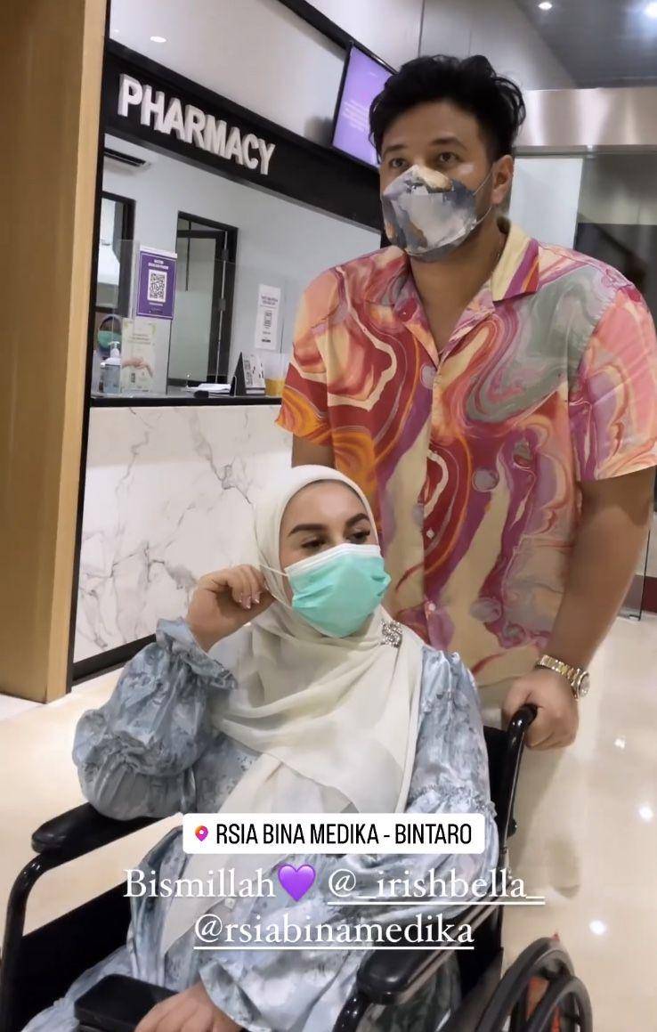 Irish Bella lahiran anak keempat. (instagram.com/ammarzoni)
