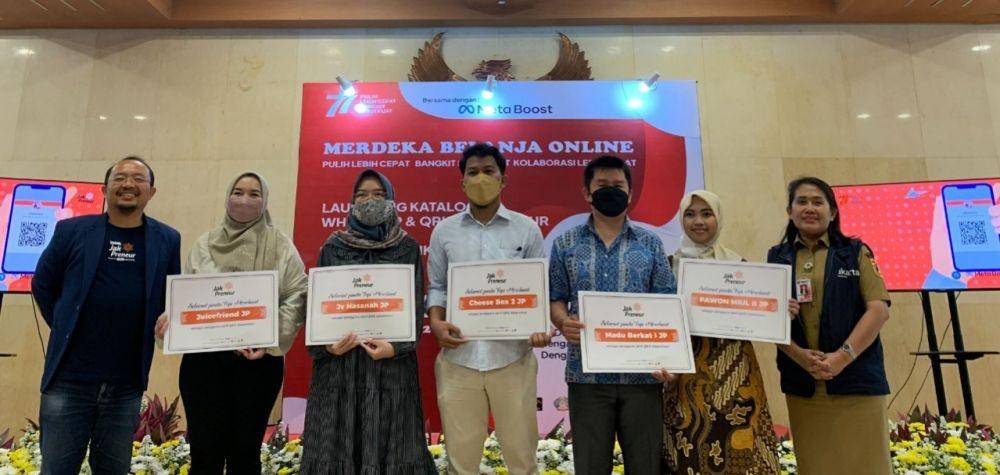 Pemprov DKI Jakarta luncurkan QRIS Jakpreneur, Selasa (23/8/2022). (dok. IDN Times/Istimewa)