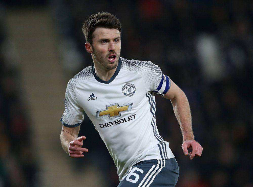 Michael Carrick saat membela Manchester United. (twitter.com/carras16)