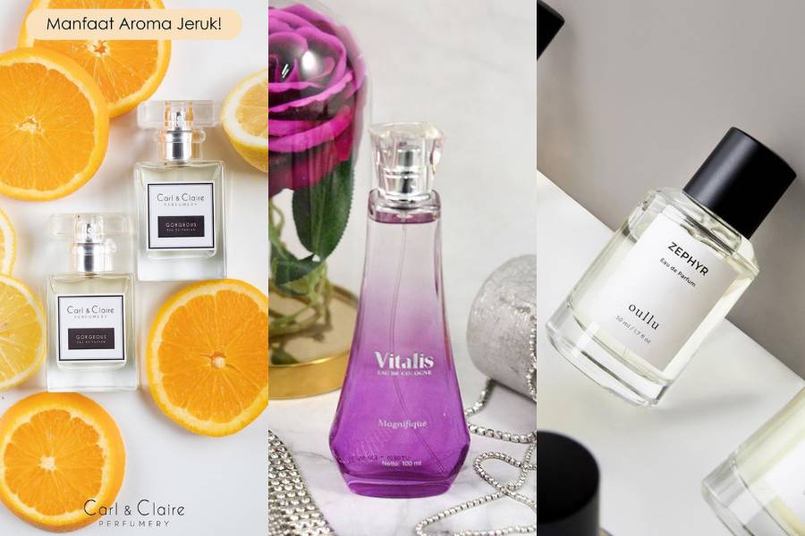 foto produk parfum beraroma citrus (instagram.com/carlandclaire | instagram.com/pesonavitalis | instagram.com/oullu.id)
