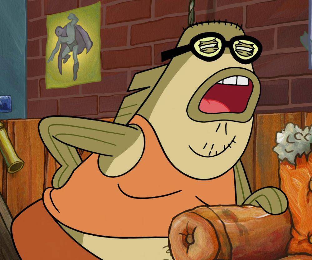 Bubble Bass pura-pura sakit. (dok.Nickelodeon/SpongeBob SquarePants)