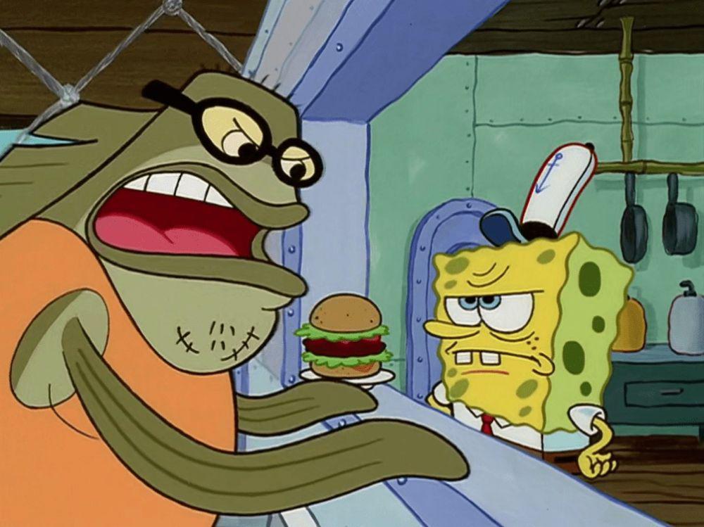 Bubble Bass dan SpongeBob. (dok.Nickelodeon/SpongeBob SquarePants)
