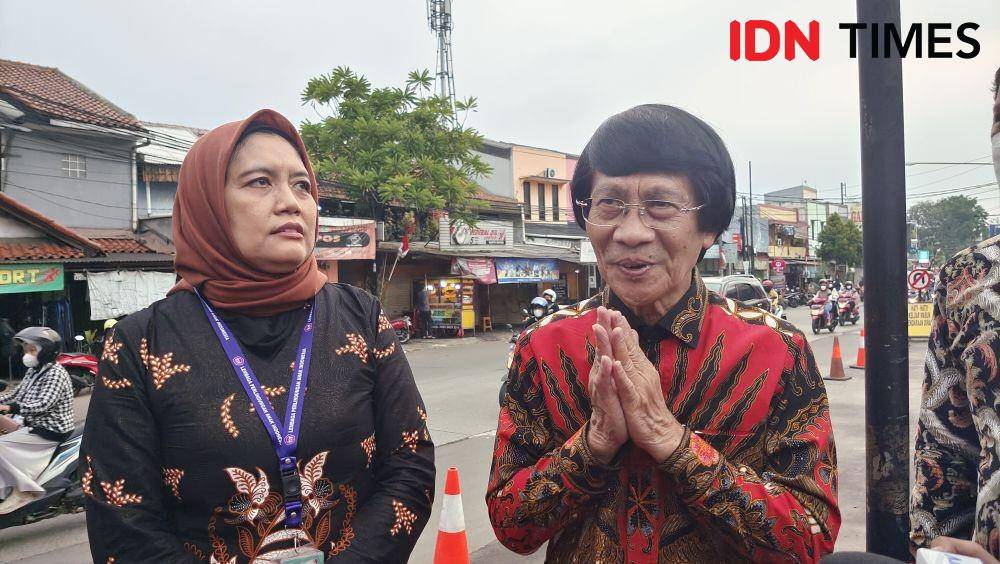 Ketua KPAI, Seto Mulyadi setelah melakukan pertemuan dengan Ferdy Sambo di Mako Brimob Polri, Kota Depok. (IDNTimes/Dicky)