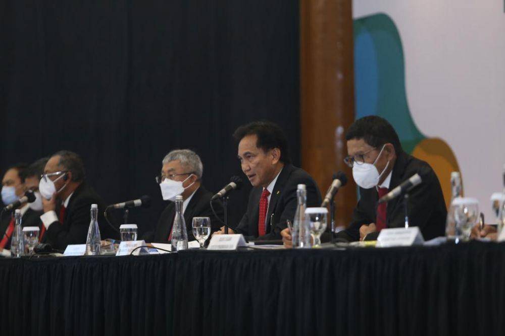 Rapat Umum Pemegang Saham Luar Biasa (RUPSLB) PT Aneka Tambang Tbk atau Antam. (dok. Antam)