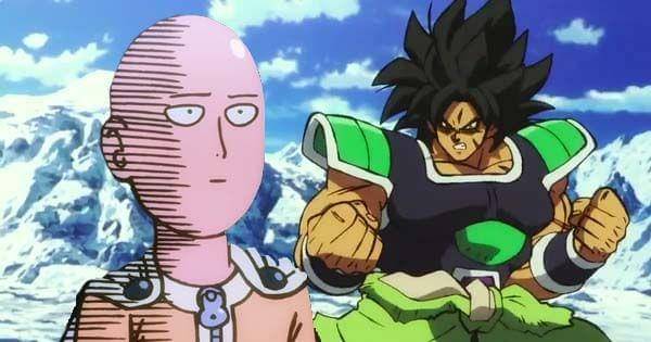 Broly dan Saitama 2  ( Dok. Toei Animation / Dragon Ball Super ) ( Dok. Madhouse / One Punch Man )