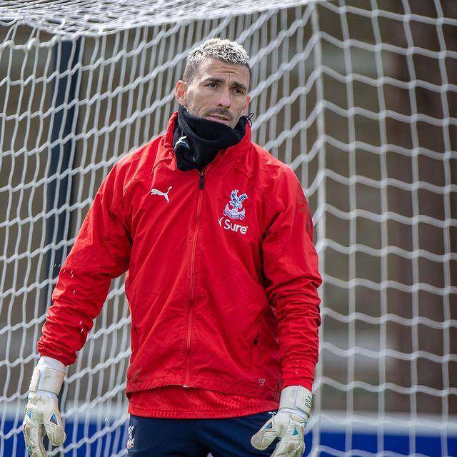 Vicente Guaita dalam sesi latihan bersama Crystal Palace (instagram.com/vguaita_13)