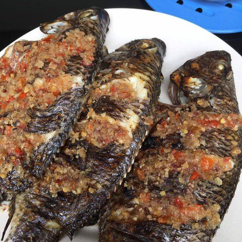ilustrasi ikan mujair bakar rica (instagram.com/lavakitchen)