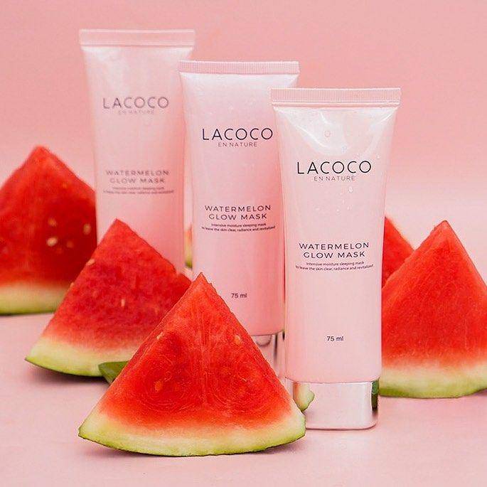 Lacoco Watermelon Glow Mask (instagram.com/lacoco.id)