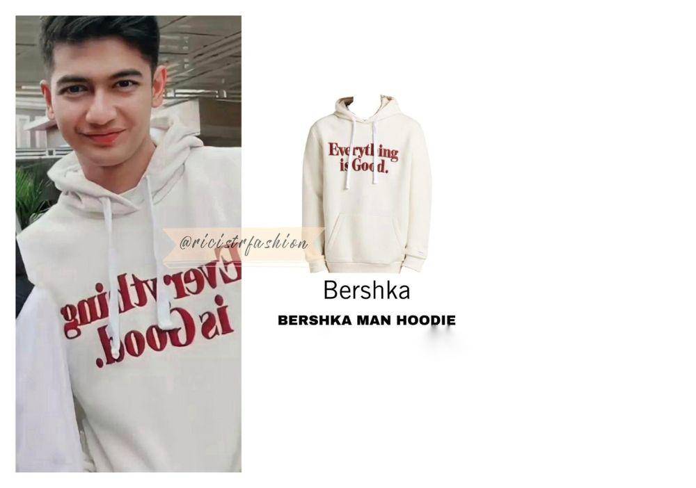 Teuku Ryan memakai jaket dari Bershka (instagram.com/ricisryan.fashion)