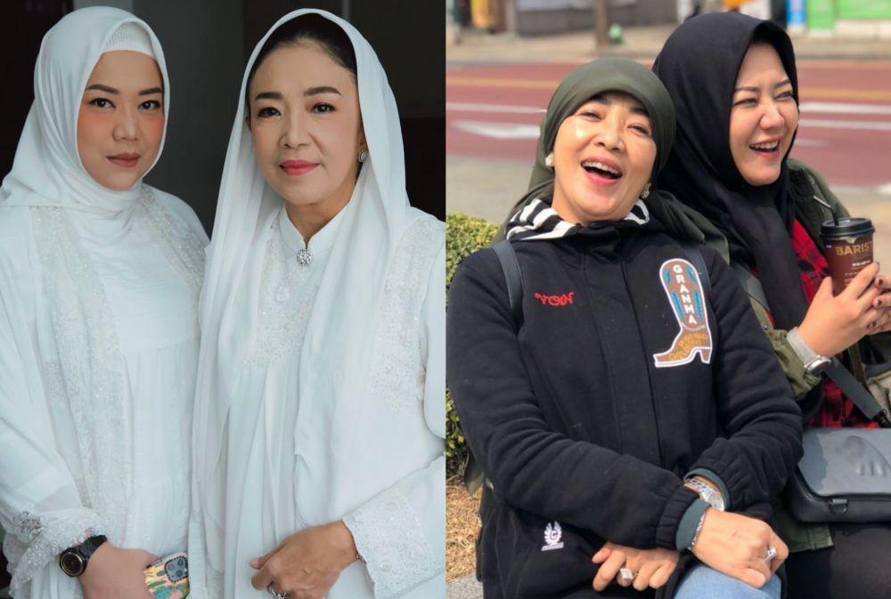 9 Potret Kenangan Risa Saraswati dengan Ibunda yang Meninggal Dunia