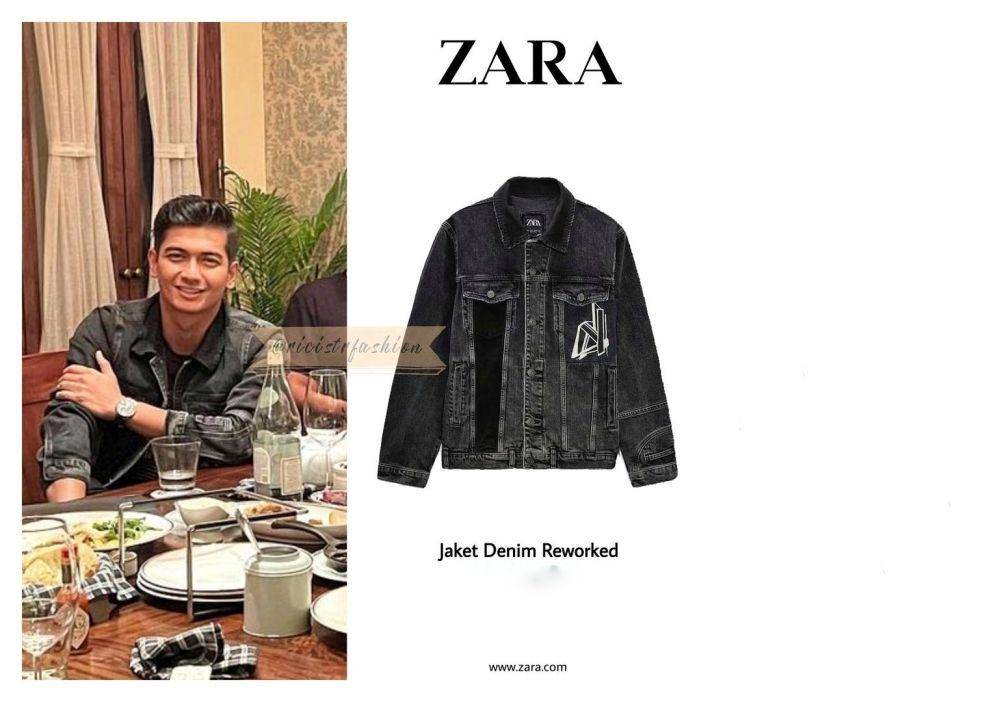Teuku Ryan memakai jaket dari Zara (instagram.com/ricisryan.fashion)