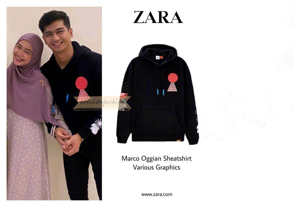 Teuku Ryan memakai jaket dari Zara (instagram.com/ricisryan.fashion)