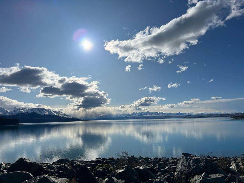 Danau Pukaki Selandia Baru (instagram.com/jeu.pew__hello)