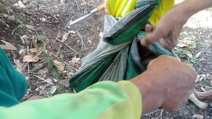 Tulang belulang korban yang ditemukan korban (Dok/Istimewa)