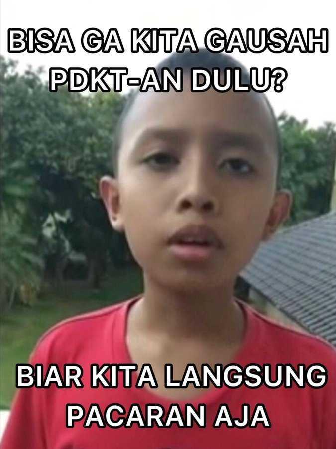 meme lucu para pengabdi gebetan (twitter.com/pmudaremaja)