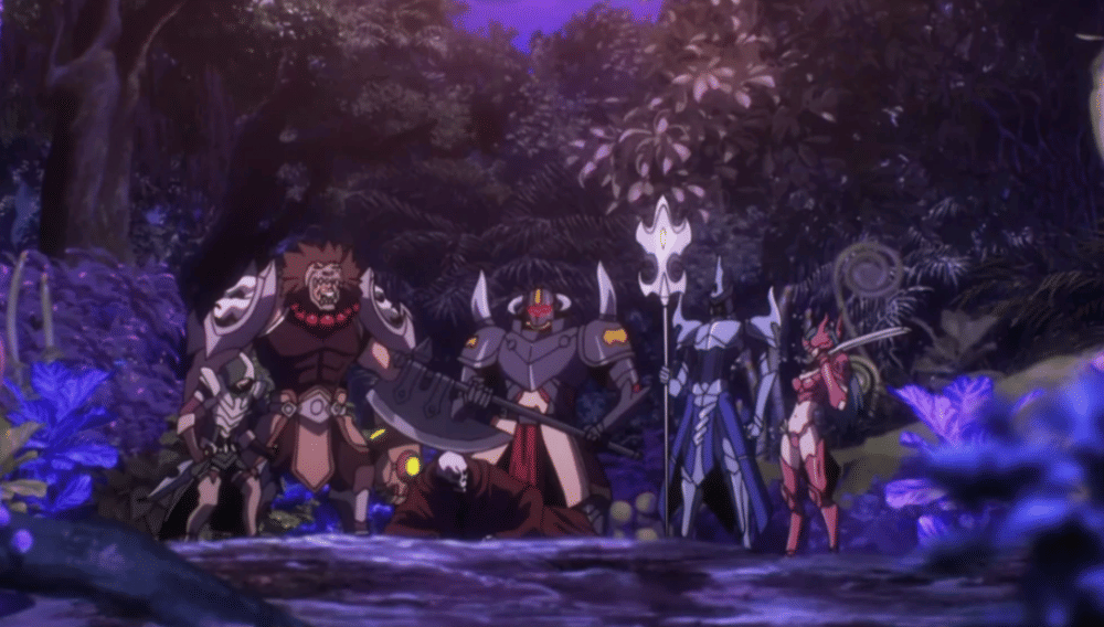 Momonga ketika diserang PKer (Madhouse/ Overlord)