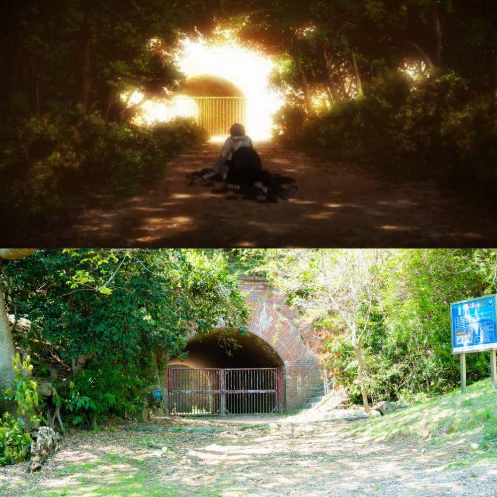 Reruntuhan Baterai nomor 1 (dok. Studio OLM/Summertime Render)