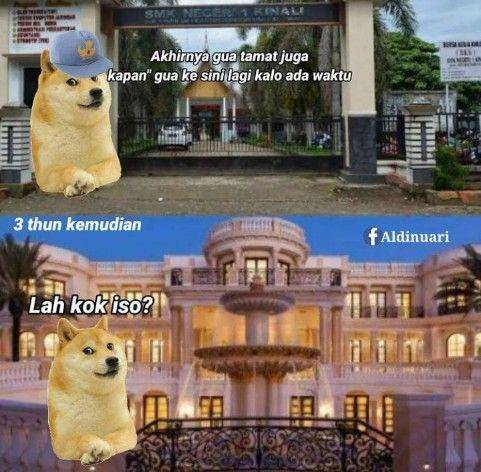 meme tentang kenyataan setelah lulus dari sekolah (instagram.com/meme.indonesia.asli)