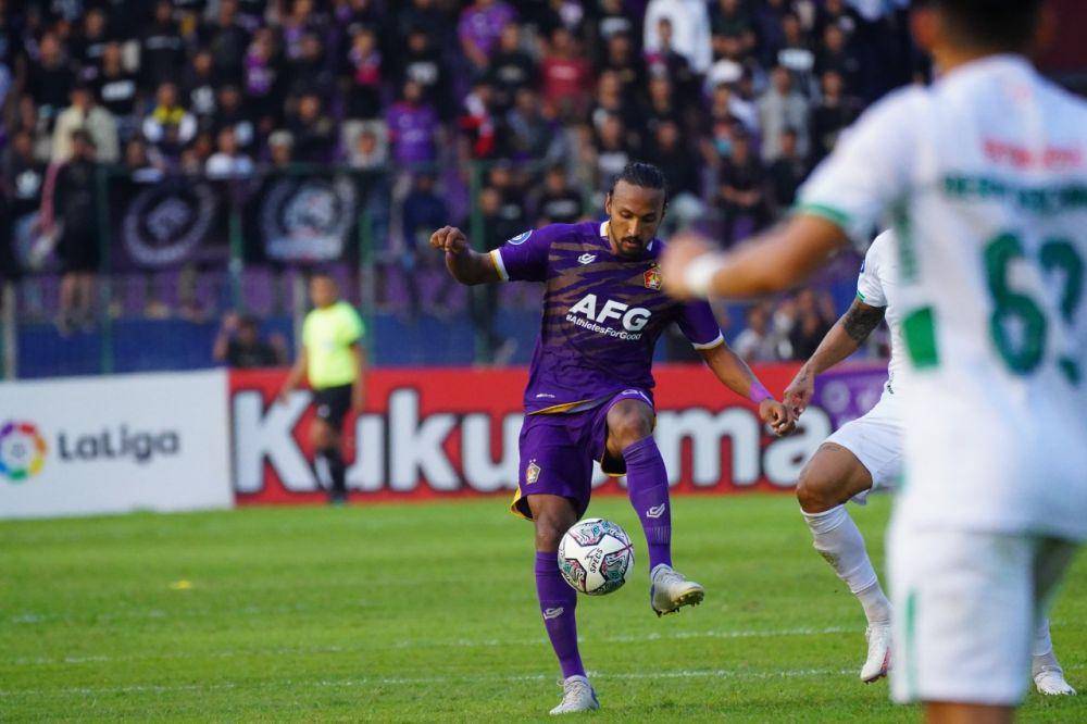 Pemain Persik Kediri saat melawan PSS Sleman. IDN Times/ Media officer Persik Kediri