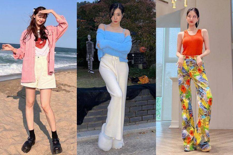 OOTD cewek kue ala member SNSD (instagram.com/yoona__lim | instagram.com.tiffanyyoungofficial | instagram.com/seojuhyun_s)