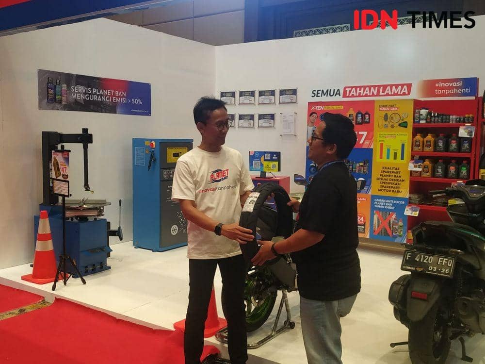 Planet Ban resmikan toko ke-1000. (IDN Times/Sandy Firdaus)