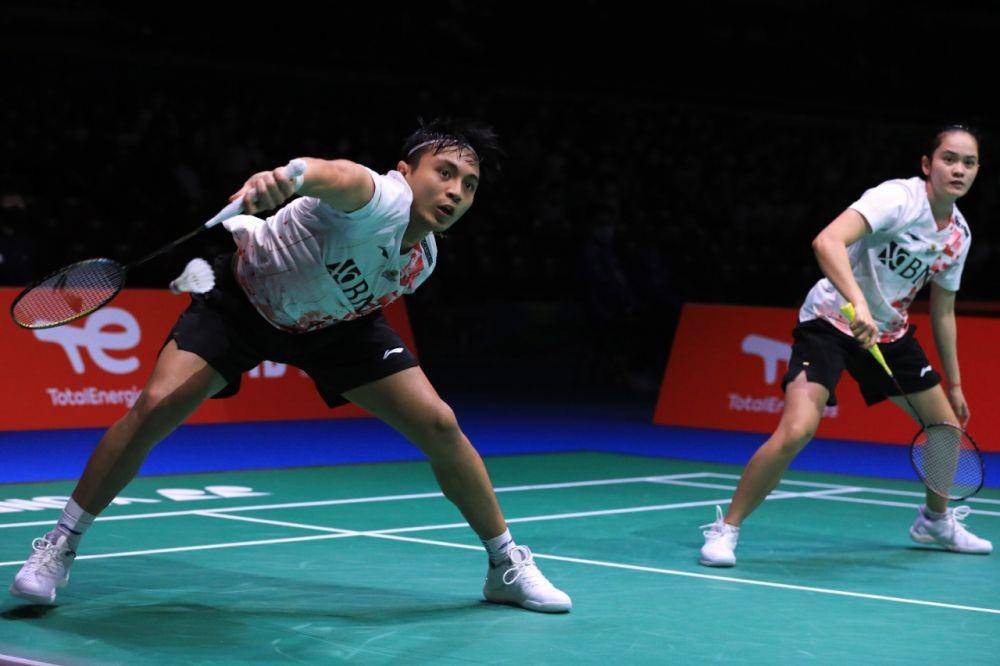 Zachariah Josiahno Sumanti/Hediana Julimarbela di Kejuaraan Dunia 2022 (dok. PP PBSI)