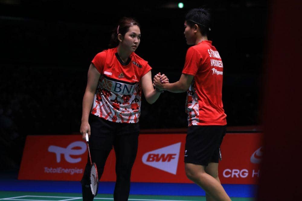 Siti Fadia Silva Ramadhanti/Ribka Sugiarto di Kejuaraan Dunia 2022 (dok. PP PBSI)
