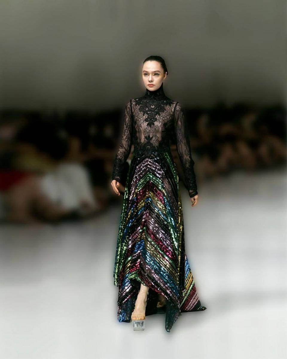 inspirasi wedding dress warna hitam (instagram.com/sebastiangunawanofficial)