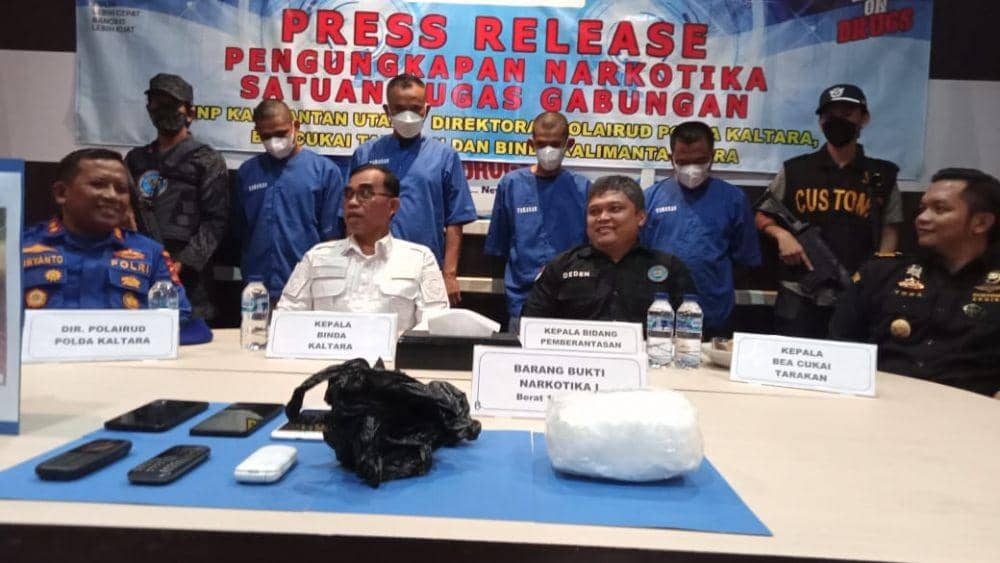 Modus Penyelundupan Sabu dari Kaltara ke Kaltim dengan Jalur Laut