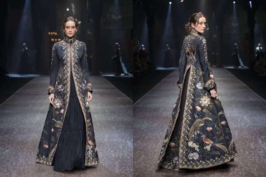inspirasi wedding dress warna hitam (instagram.com/adrianganworld)