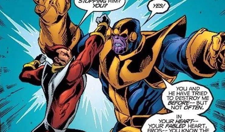 Eros dan Thanos (dok.Marvel Comics)