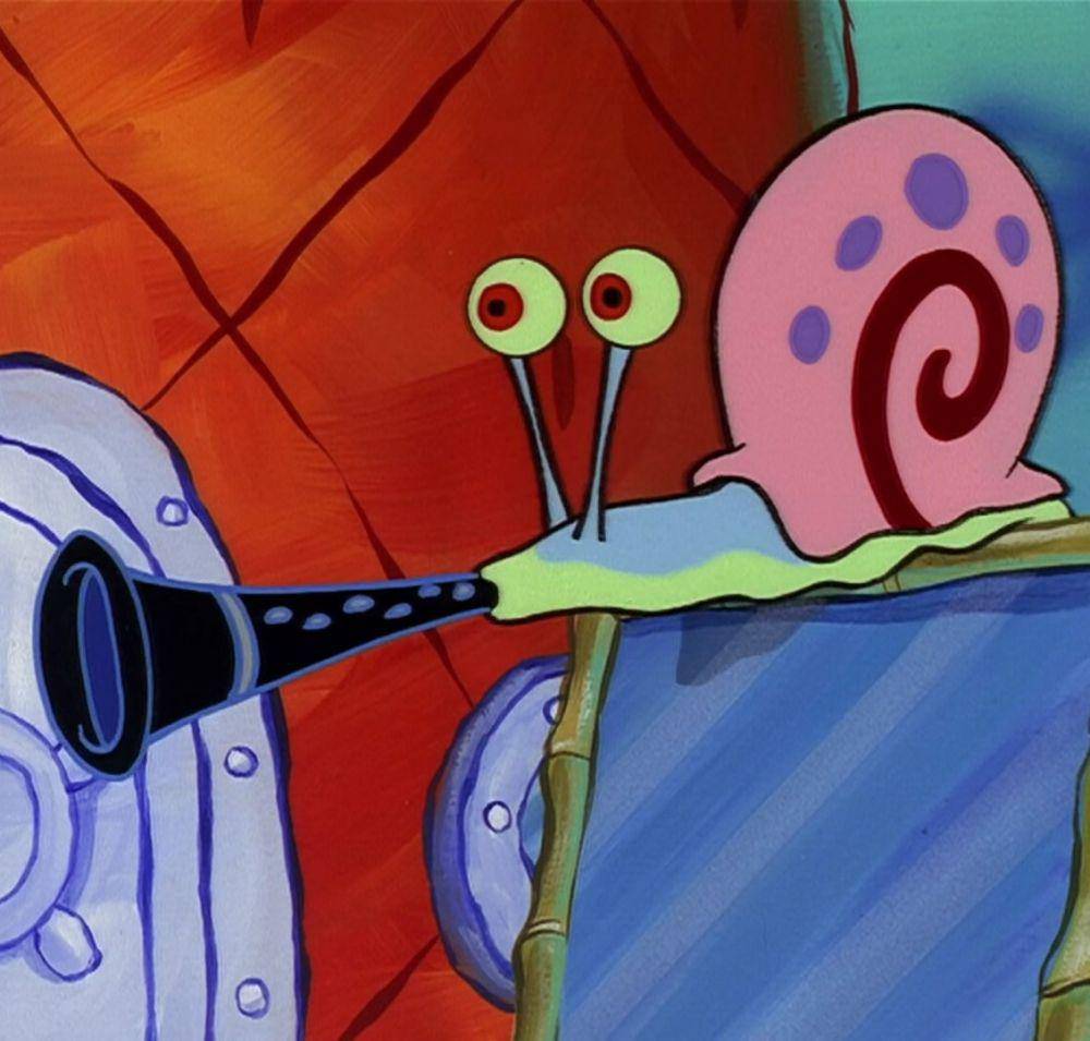 Gary bermain klarinet. (dok.Nickelodeon/SpongeBob SquarePants)