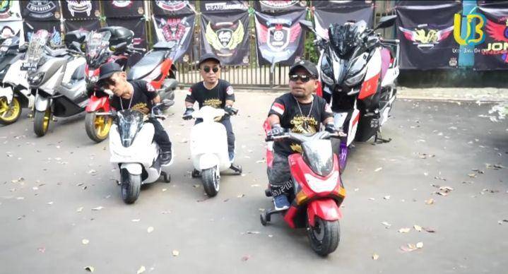 momen touring Ucok Baba dan geng motornya (youtube.com/Ucok Baba Official)