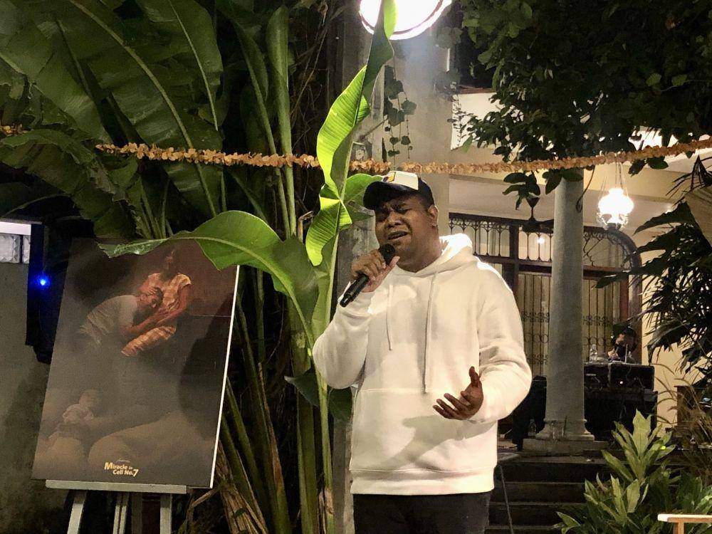 Andmesh dalam konferensi pers lagu Andaikan Kau Datang pada Rabu (24/8/2022) (Dok. Pribadi/Elizabeth Chiquita)
