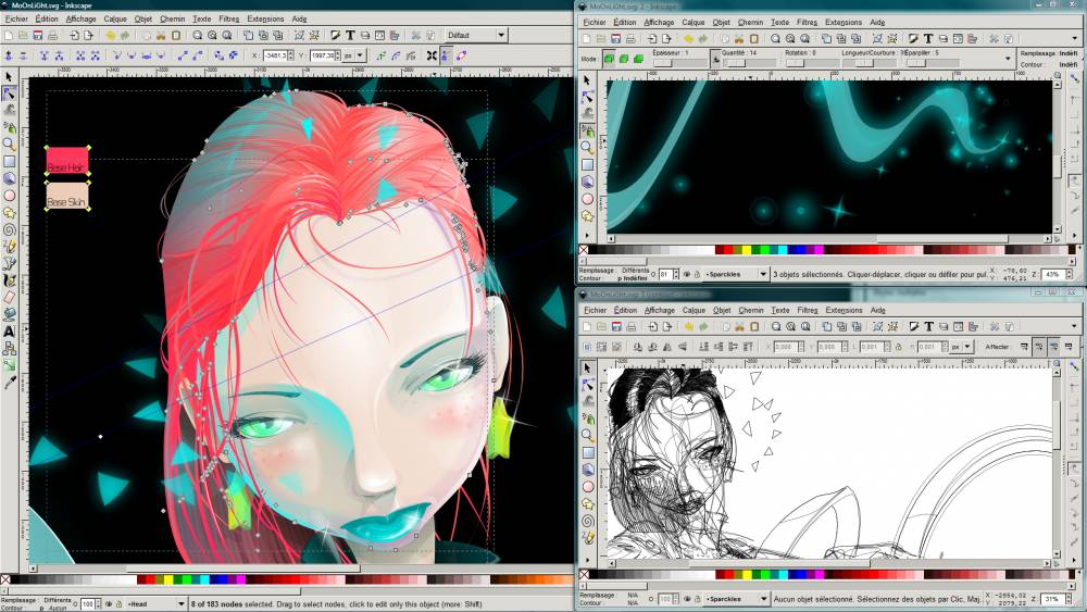 ilustrasi Inkscape (dok. Inkscape)