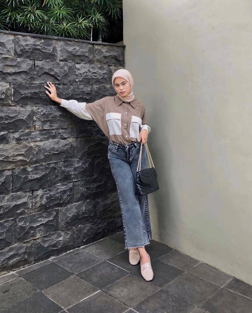 OOTD hijab datang ke wisuda teman (instagram.com/kiwiaaa__)