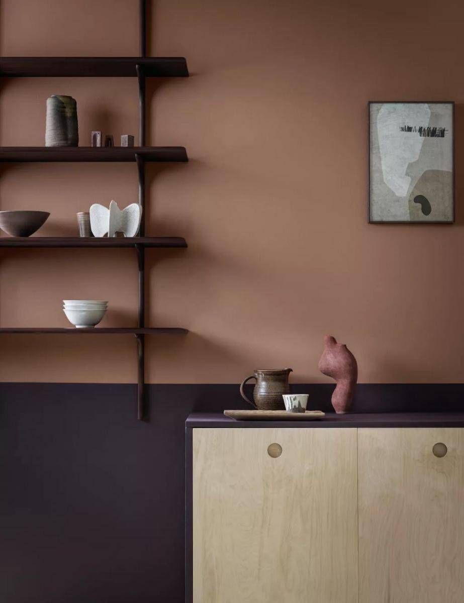 inspirasi penerapan warna karamel dalam desain interior rumah (homesandgardens.com)