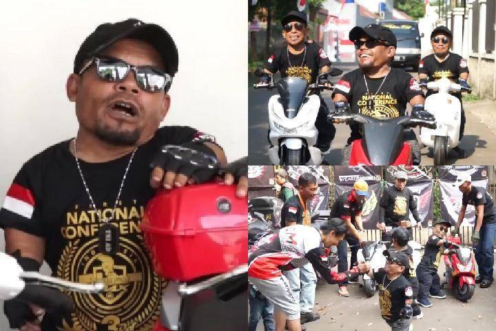 momen touring Ucok Baba dan geng motornya (youtube.com/Ucok Baba Official)