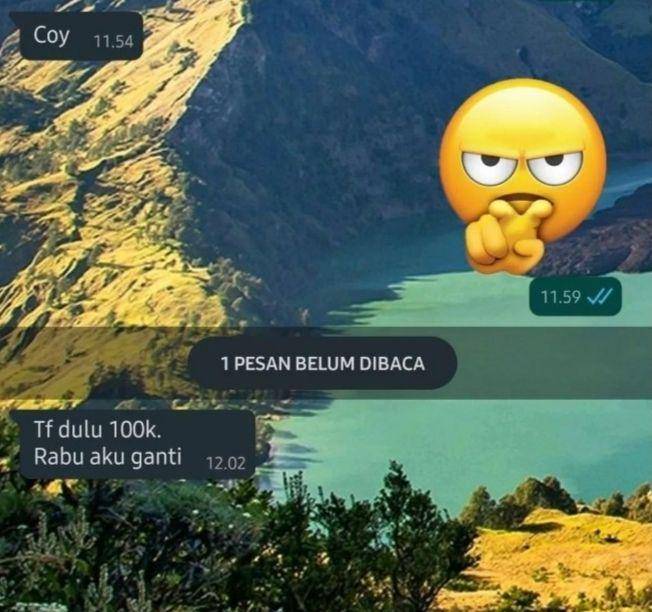 chat dengan teman lama (instagram.com/duhreceh)