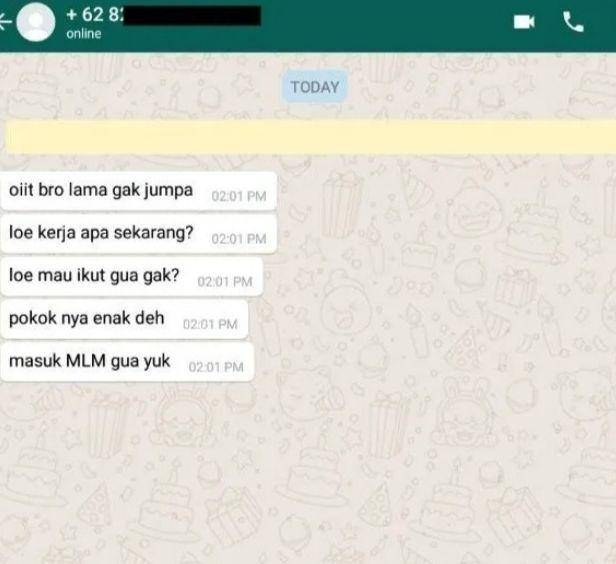 chat dengan teman lama (instagram.com/wkwklandreal)