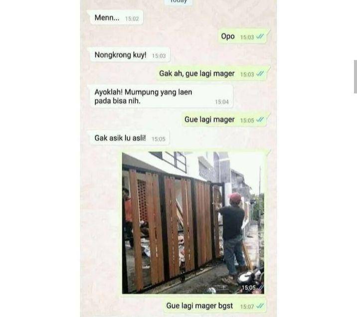 chat dengan teman lama (instagram.com/awreceh)